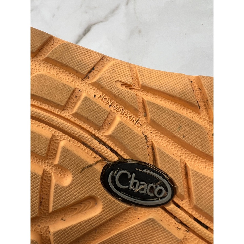 Chaco Z Cloud 2 Sandals Womens Sz 6 Blue Pattern Toe Loop Strappy Sport Shoes - Picture 12 of 14